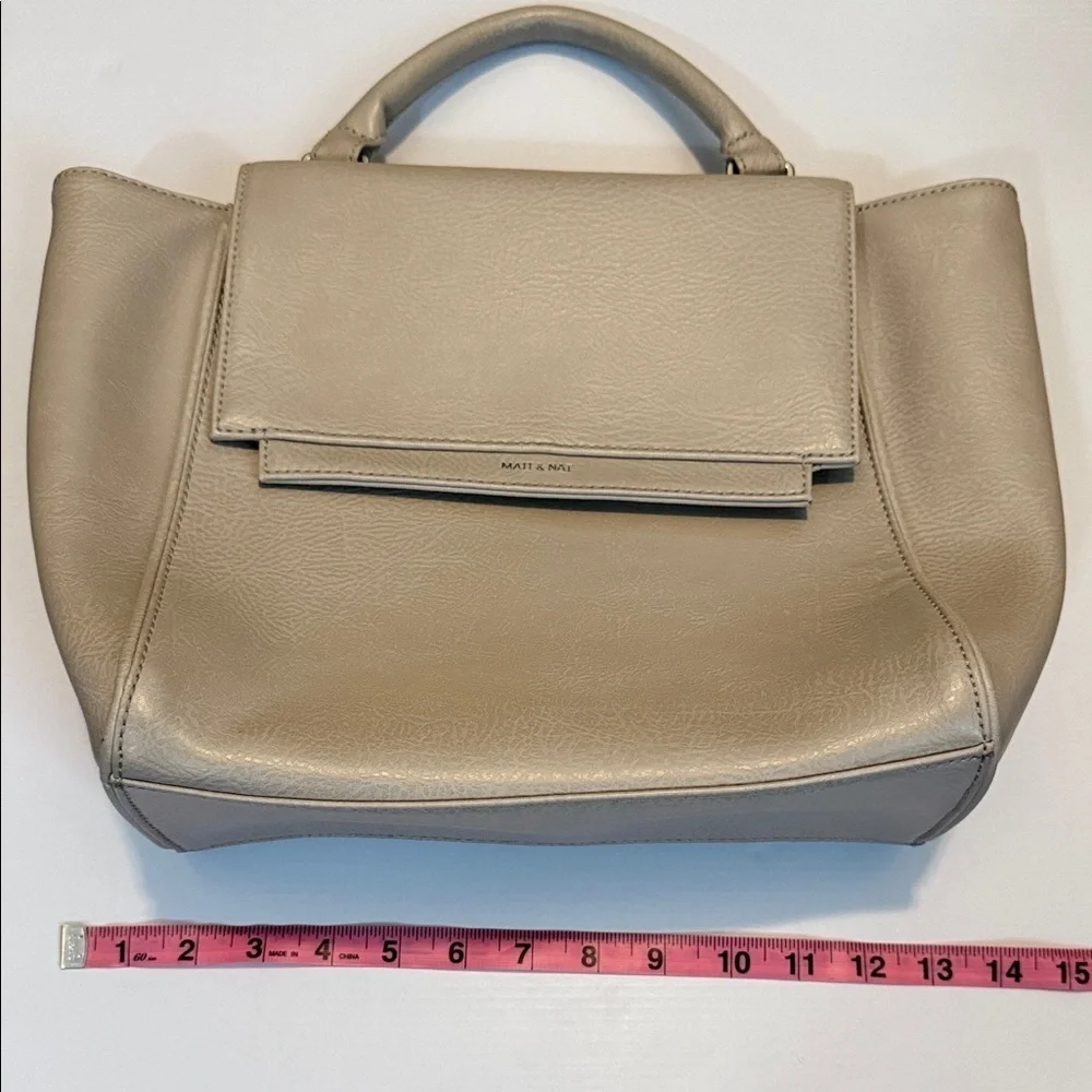 NWOT Matt & Nat Beige Satchel